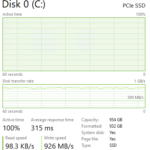 Inland Premium 1TB SSD Post Cache Write Speed