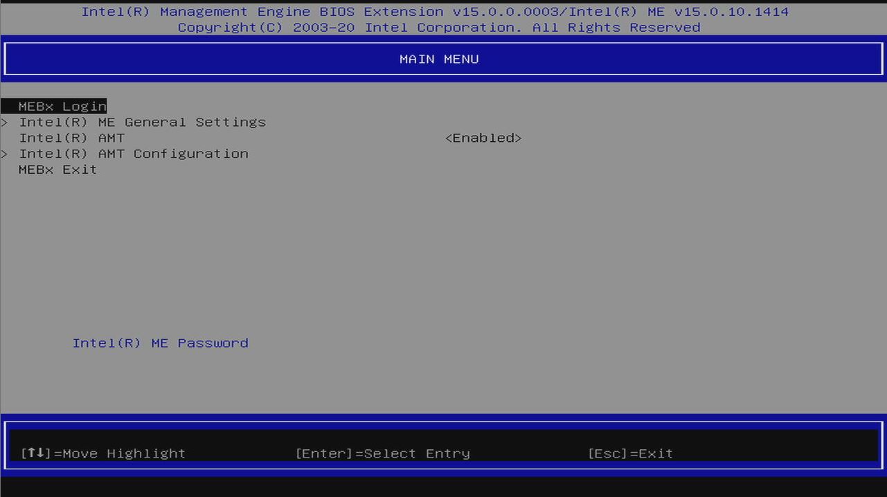 Intel NUC 11 Compute Element MEBX