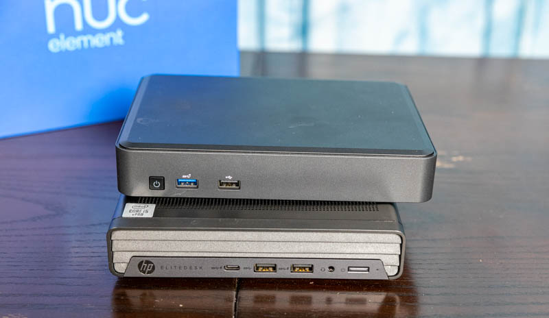 Intel NUC 11 Element With HP EliteDesk 800 G6 Mini