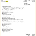 Lenovo M90q Order Total