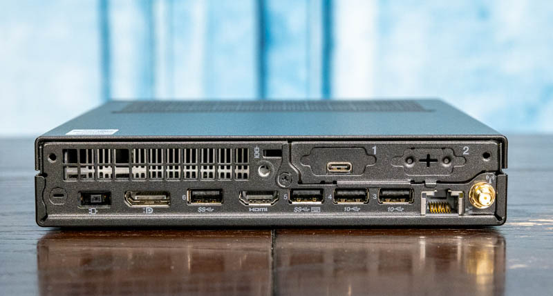 Lenovo ThinkCentre M90q Tiny Rear