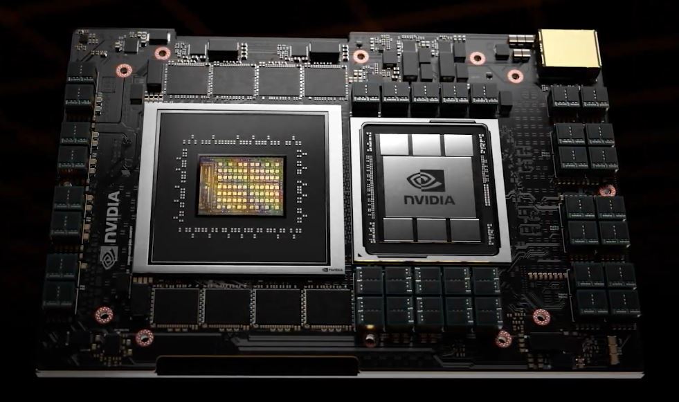 NVIDIA Grace GTC 2021 Chip Close Up