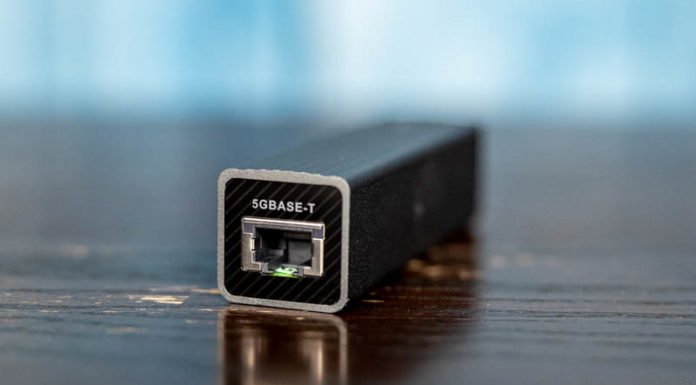 QNAP QNA-UC5G1T USB 5GbE Adapter Review QNAP QNA UC 5G1T 5GbE RJ45 Port