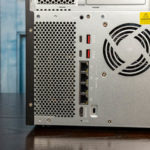 QNAP TVS H1288X Rear HDMI 2.5GbE And USB