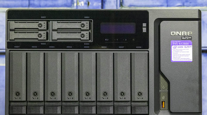 QNAP TVS-h1288X 12-bay NAS Review QNAP TVS H1288X Review Cover Web