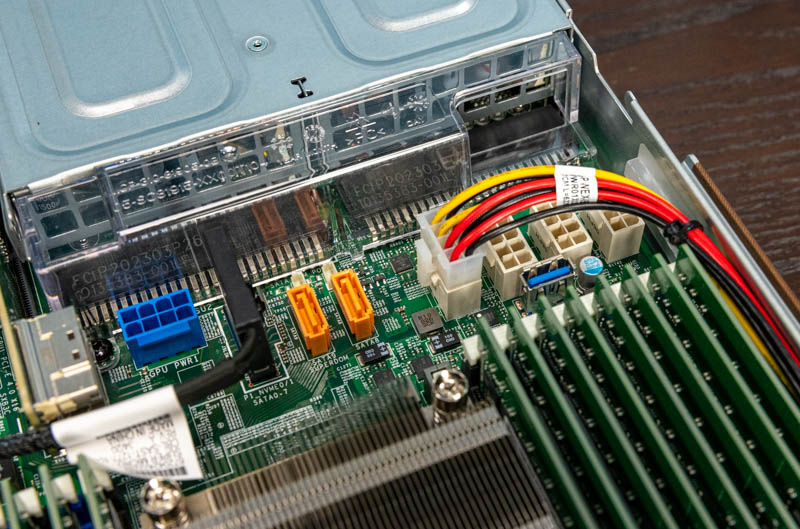 Supermicro AS 1024US TRT Connectors Near PSU