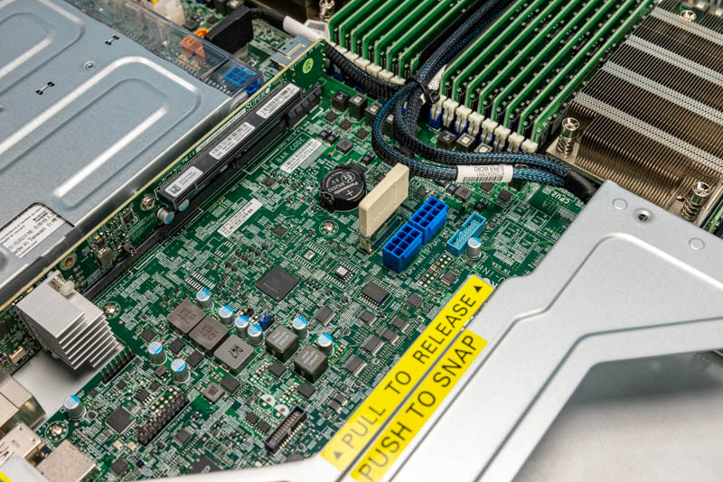 Supermicro AS 1024US TRT Middle Motherboard Connectors