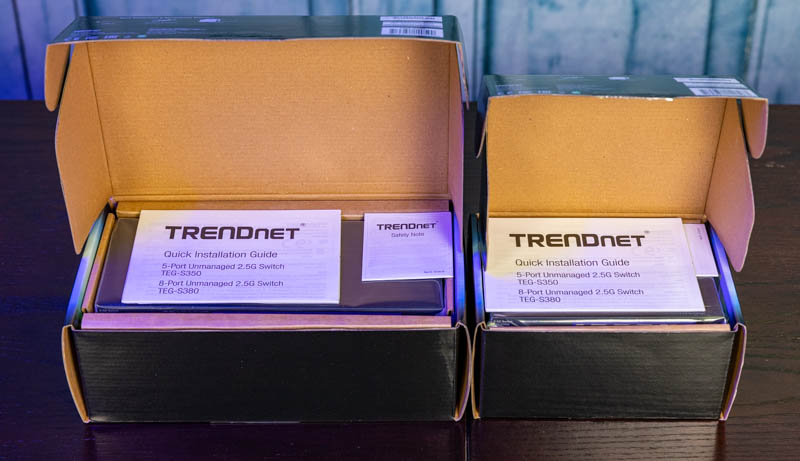 TRENDnet TEG S380 And TEG S350 Boxes