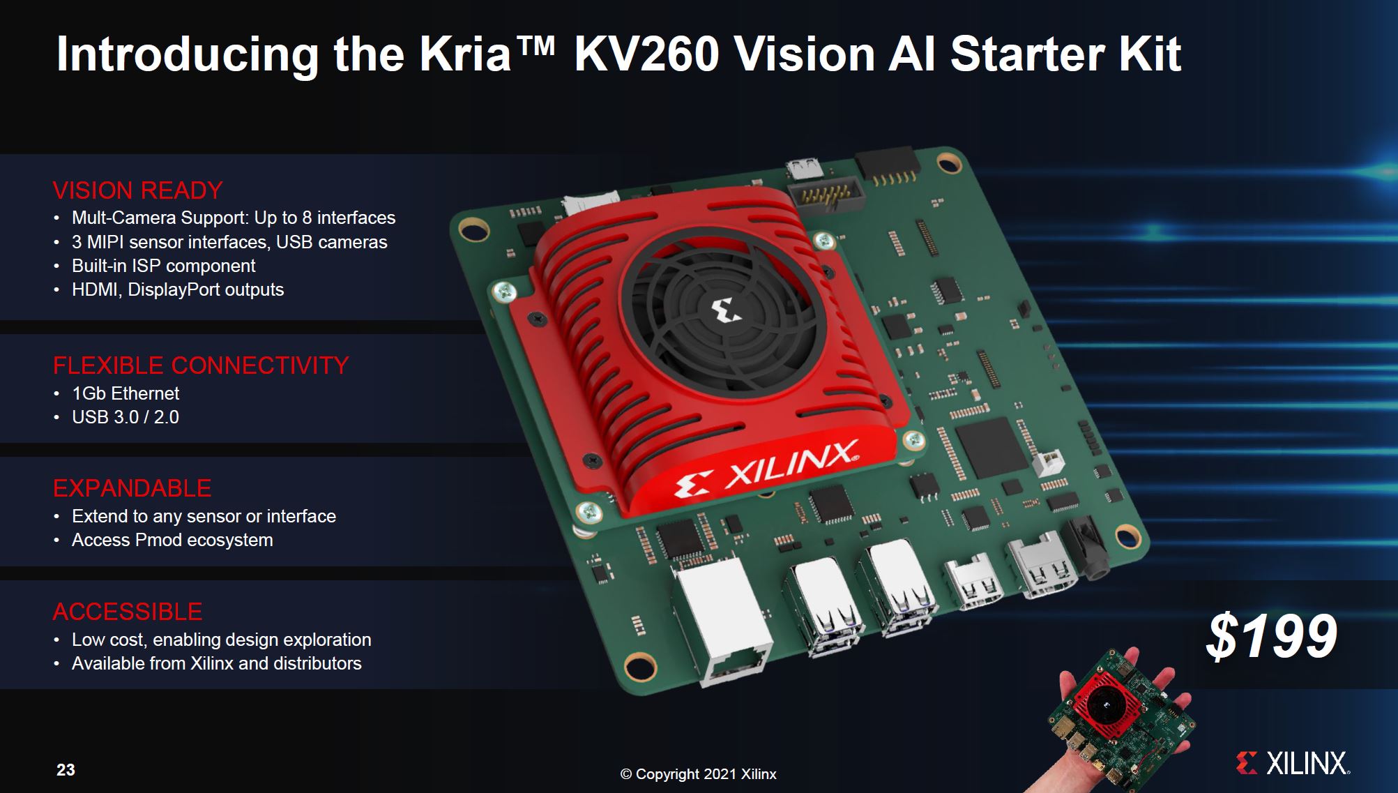 Xilinx Kira KV260 Starter Kit