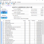 ADATA SU800 256GB CrystalDiskInfo