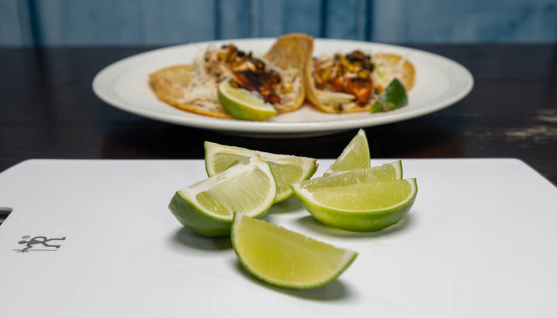 CXL Taco And Lime Example Plate Of Limes