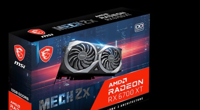 MSI AMD Radeon RX 6700 XT MECH 2X 12G OC Compute Review MSI Radeon RX 6700 XT MECH 2X 12G OC
