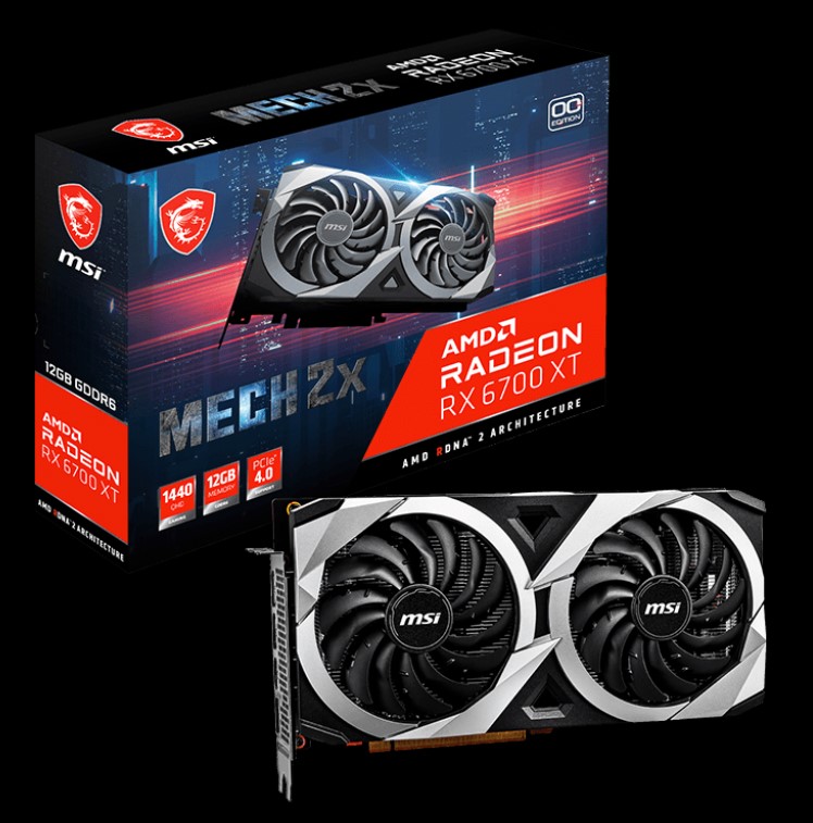 MSI AMD Radeon RX 6700 XT MECH 2X 12G OC Compute Review