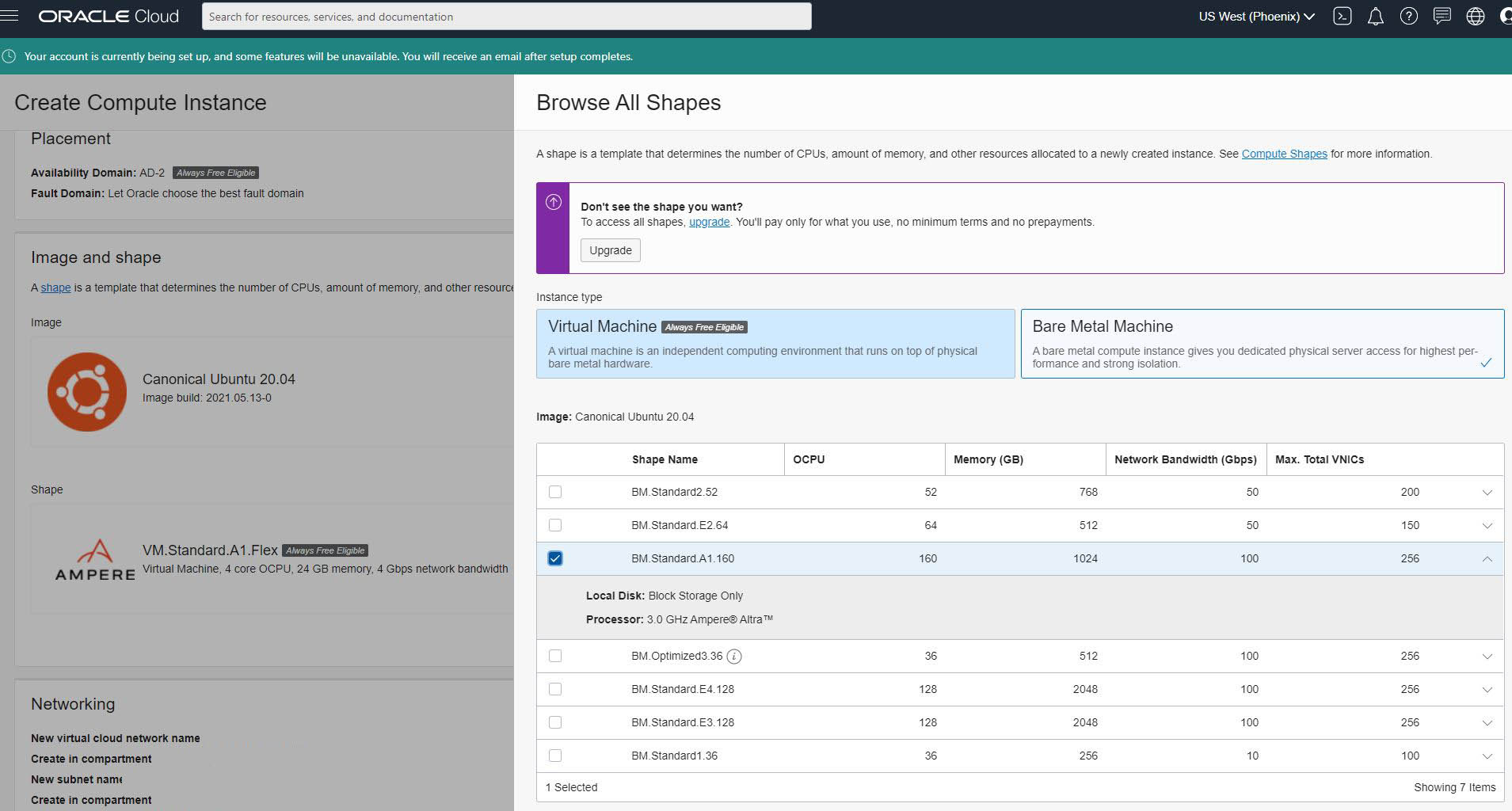 Oracle Cloud A1 160C Ampere Altra 1TB Bare Metal Setup