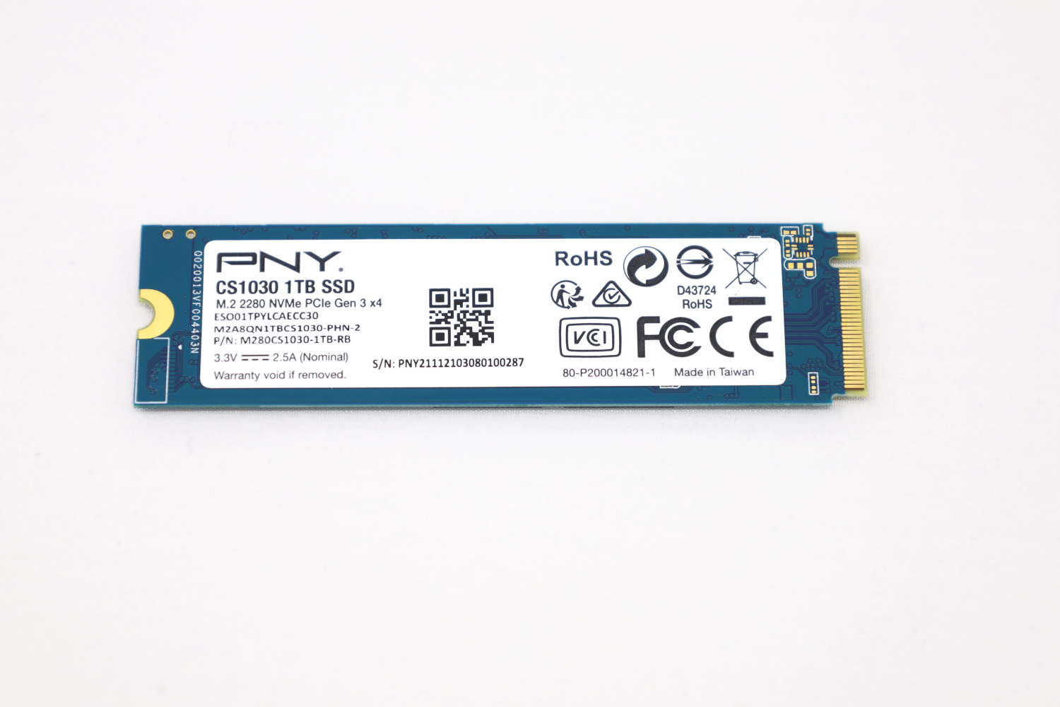 PNY - Disque SSD Interne XLR8 CS3040 1To M.2 NVMe Gen 4 …