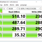 PNY CS900 250GB CrystalDiskMark 8GB