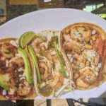 Rubios Store Window Advertisement 3 Tacos 1 Lime