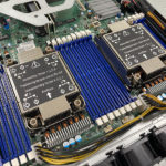 Tyan Thunder CX GC68A B7126 Top View With CPUs And Memory