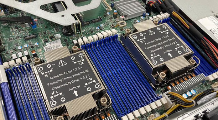 A New Tyan Dual Intel Xeon Ice Lake Platform Launched Tyan Thunder CX GC68A B7126 Top View With CPUs And Memory