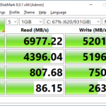 WD Black SN850 1TB 5900X CrystalDiskMark 1GB