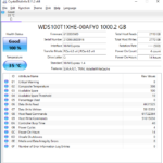 WD Black SN850 1TB CrystalDiskInfo
