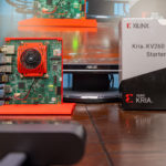 Xilinx Kria KV 260 Vision AI Starter Kit Running With Box And Logitech Camera 2