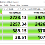 ICY DOCK MB872MP B CrystalDiskMark