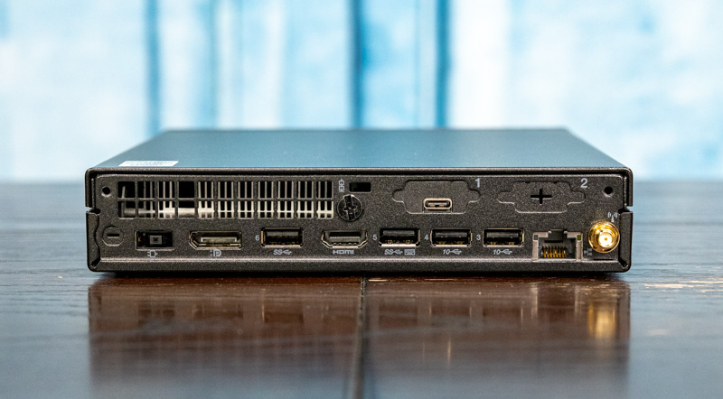 Lenovo ThinkCentre M80q Tiny Rear