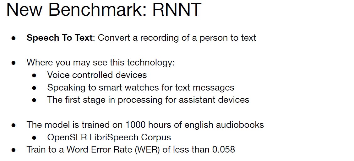 MLPerf Training V1.0 New Benchmark RRNT