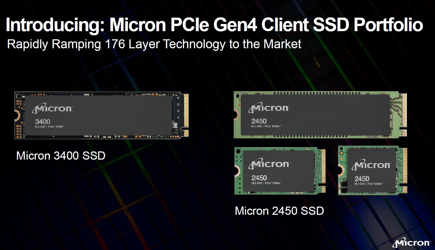 Micron Computex 2021 Keynote Micron Client SSD Portfolio