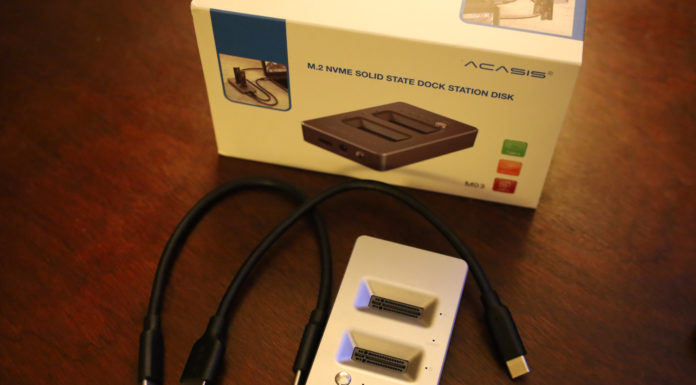 ACASIS M03 Dual-Bay NVMe Docking Station Type C Review ACASIS M03 Box Contents