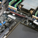 ASUS RS700 E10 RS12U Motherboard Connectors Behind CPU