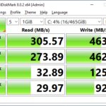 ICY DOCK MB902SPR B CrystalDiskMark In Enclosure