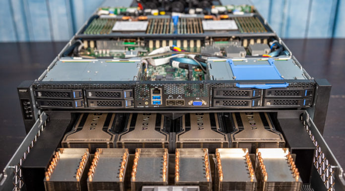 Inspur MLPerf Training v1.0 Insights Inspur NF5488A5 GPU Tray Coming Out