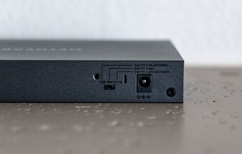 Netgear GS108PP PSU Size Selector Switch