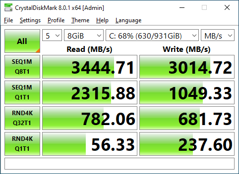 Seagate Barracuda 510 1TB CrystalDiskMark 8GB