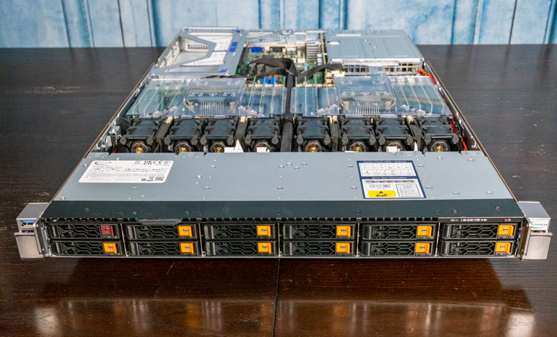 Supermicro SYS 120U TNR Front