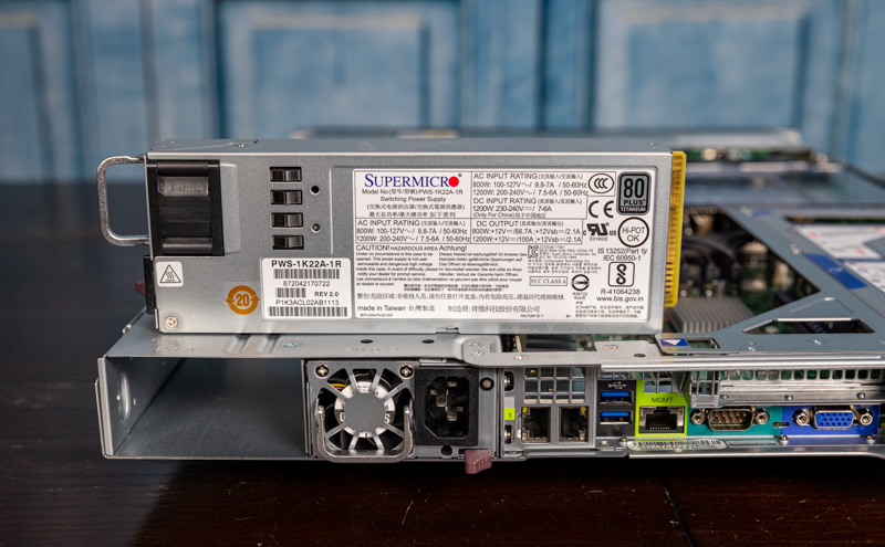 Supermicro SYS 120U TNR PSU