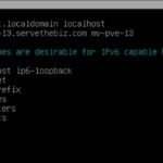Change Proxmox VE IP Etc Hosts 2