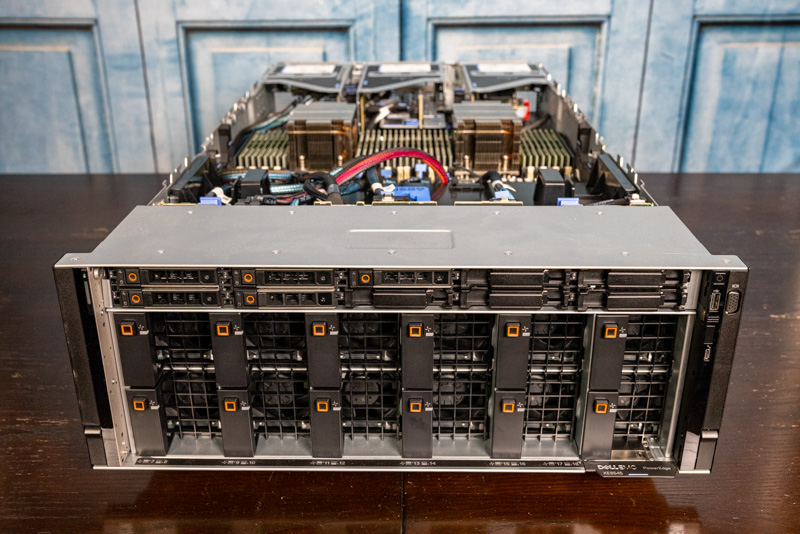 Dell EMC PowerEdge XE8545 Front With Fans