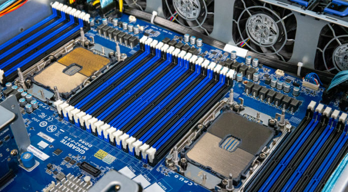 Gigabyte R282-N80 2U Dual Intel Xeon Server Review Gigabyte R282 N80 CPU Sockets And Memory