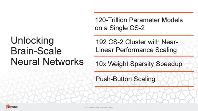 HC33 Cerebras WSE 2 Brain Scale Neural Networks