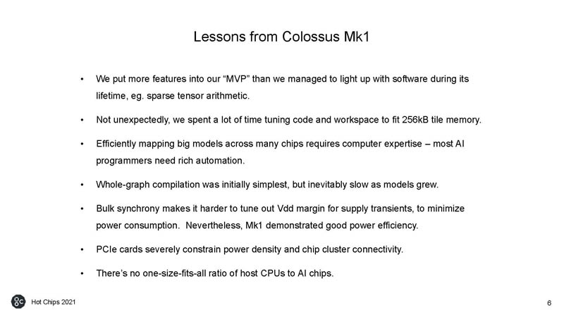 HC33 Graphcore Colossus Mk2 Lessons From Mk1