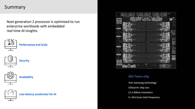 HC33 IBM Z Telum Processor Summary