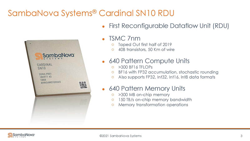 HC33 SambaNova SN10 RDU Cardinal Overview