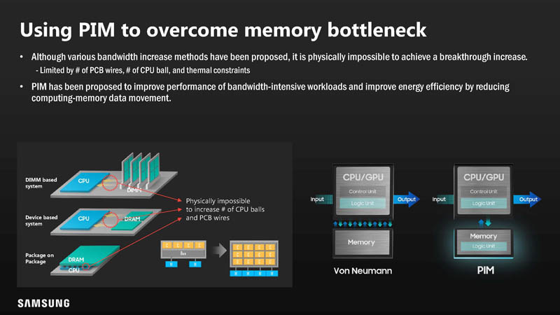 HC33 Samsung HBM2 PIM Aquabolt XL To Overcome Memory Bottlenecks