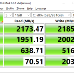 Kingston A2000 1TB CrystalDiskMark 1GB