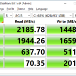 Kingston A2000 1TB CrystalDiskMark 8GB