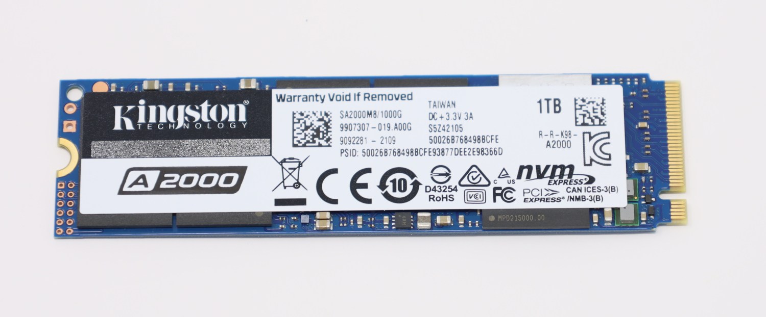 Byblomst Prelude Erklæring Kingston A2000 1TB NVMe SSD Review - ServeTheHome