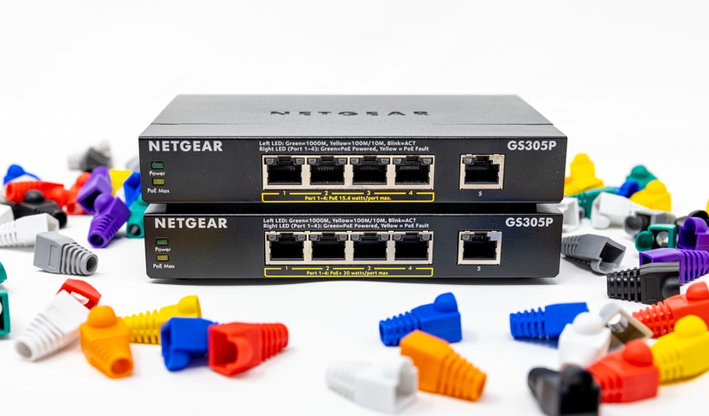 Netgear GS305P 55W And 63W Front